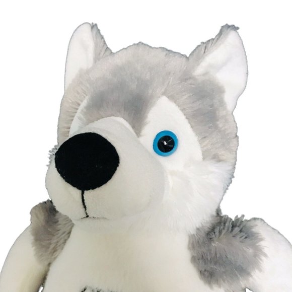 2016 Fiesta Great Wolf Lodge Plush Wolf Stuffed Animal 17" Zipper Back - Picture 10 of 10